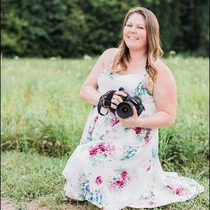 Torrid white floral summer dress with pockets